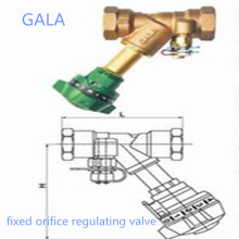 fixed orifice regulating valve